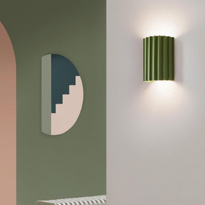 Nordic Column Resin 2-Light Wall Sconce