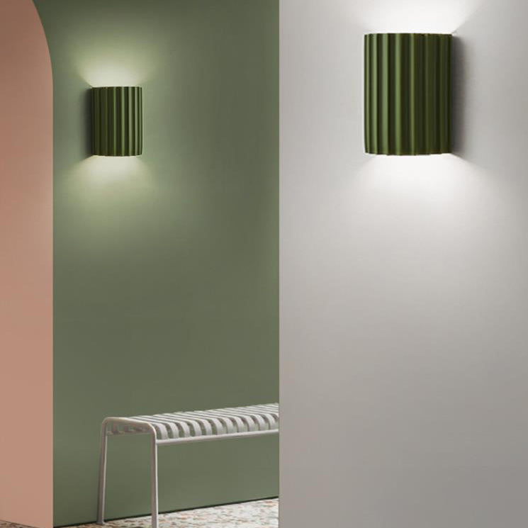 Nordic Column Resin 2-Light Wall Sconce