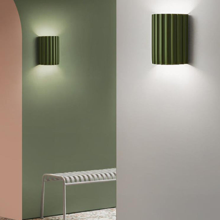 Nordic Column Resin 2-Light Wall Sconce
