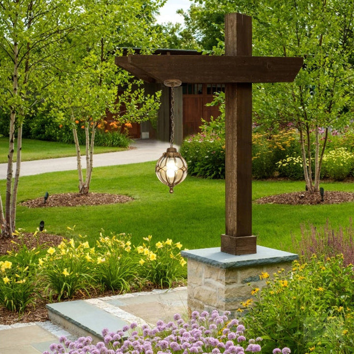 Traditional Aluminum Waterproof Pendant Light