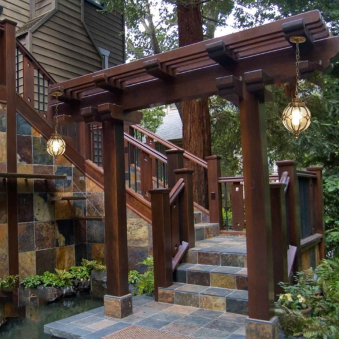 Traditional Aluminum Waterproof Pendant Light
