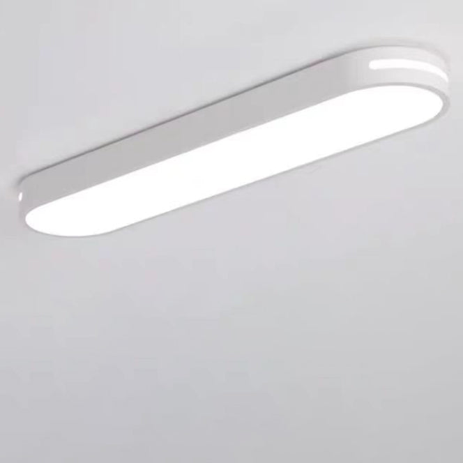 Elliptical Minimalist Acrylic LED Flush Mount Ceiling Light