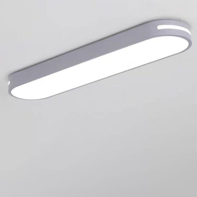 Elliptical Minimalist Acrylic LED Flush Mount Ceiling Light