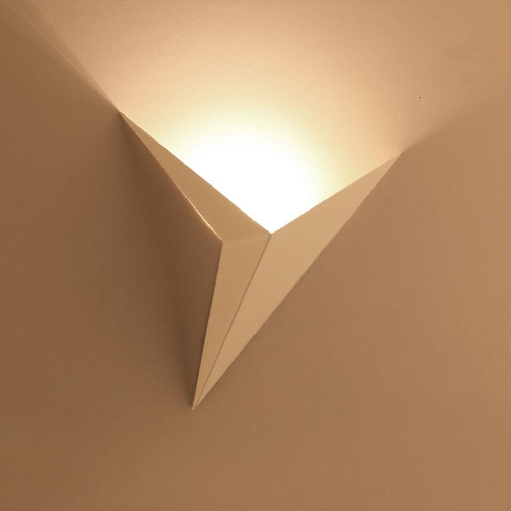 Modern Triangle Metal LED Wall Sconce