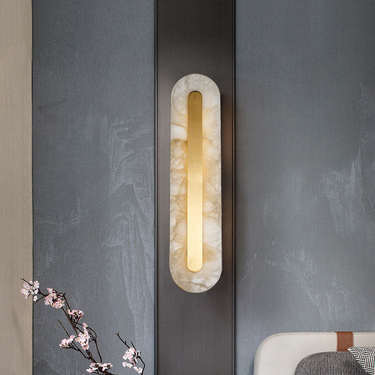 Luxury Square Marble LED Wall Sconce