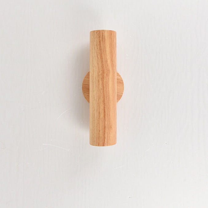 Modern Solid Wood LED Wall Sconce