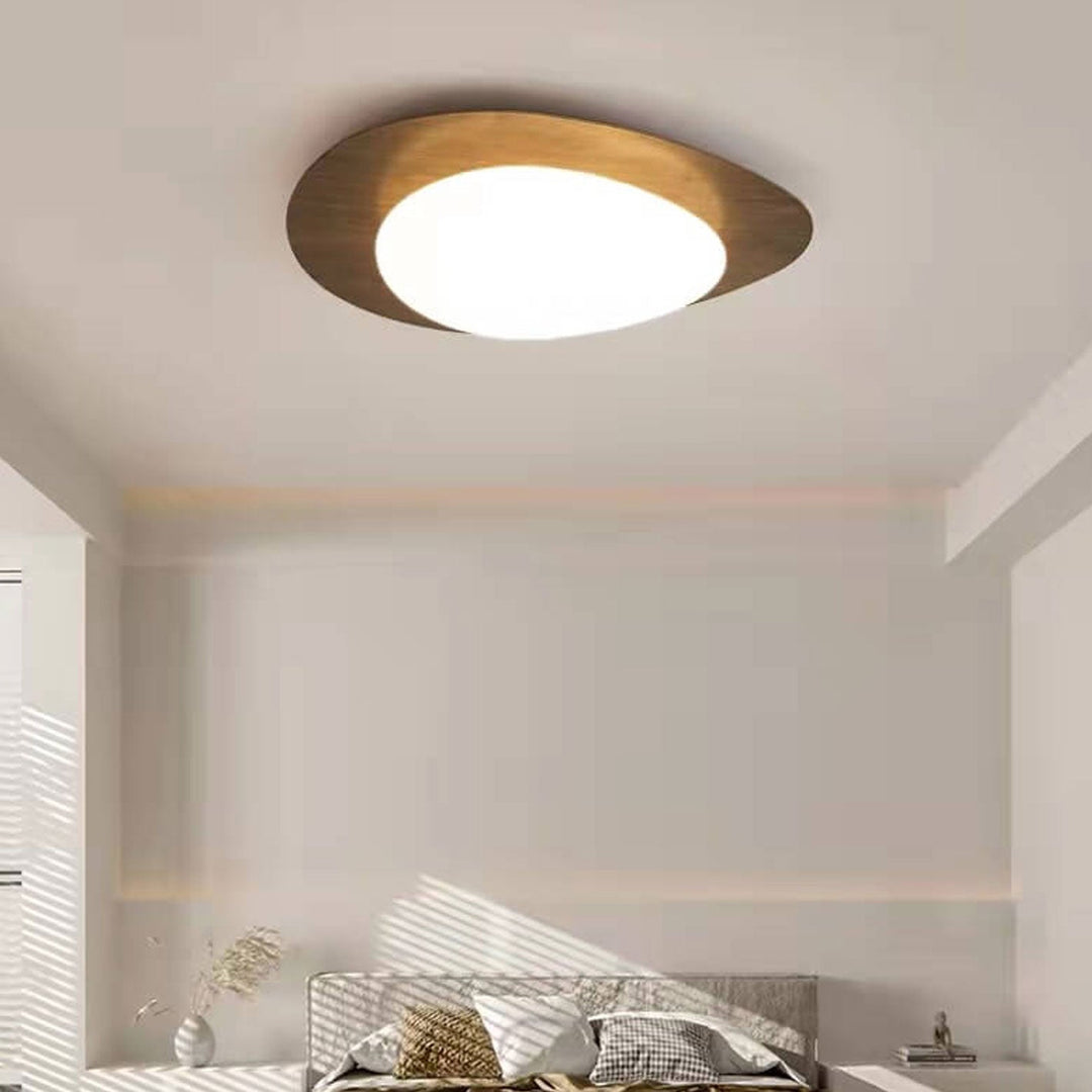 Nordic Wood LED Flush Mount Ceiling Light