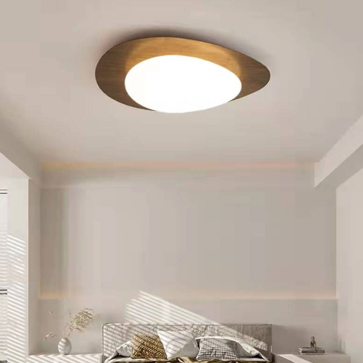 Nordic Wood LED Flush Mount Ceiling Light