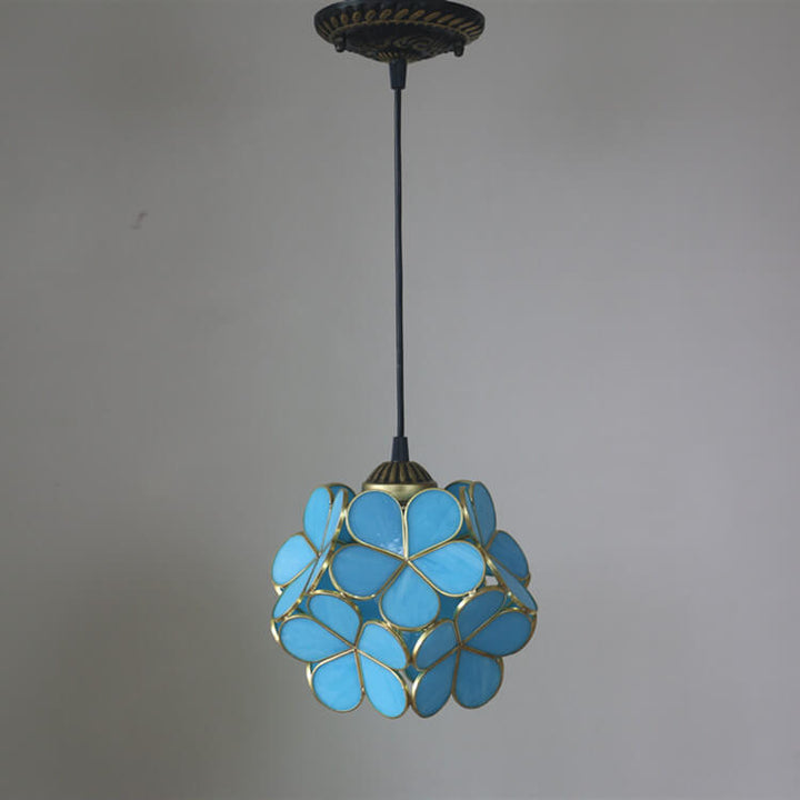 Vintage Glass Pendant Light