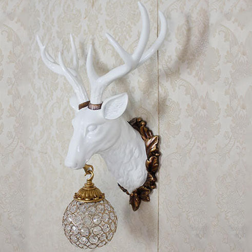European Retro Resin Wall Sconce