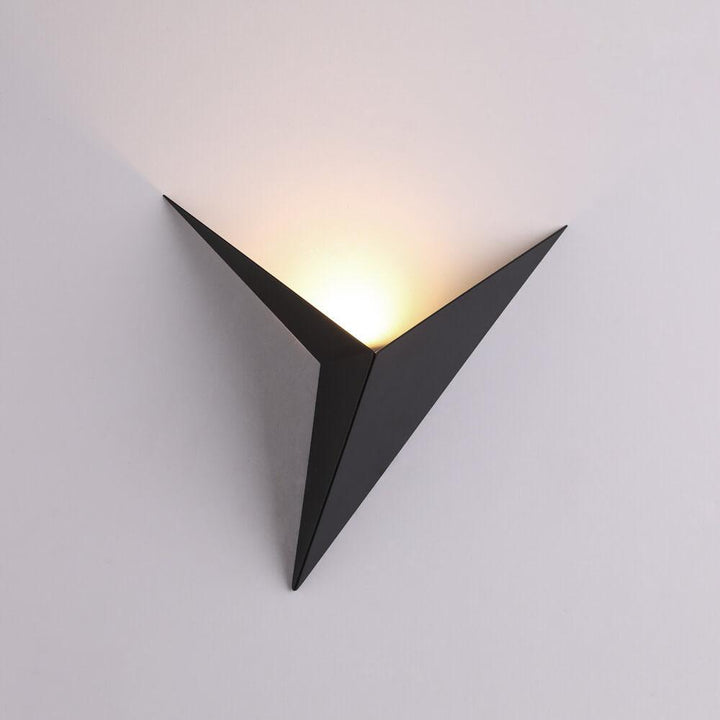 Modern Triangle Metal LED Wall Sconce