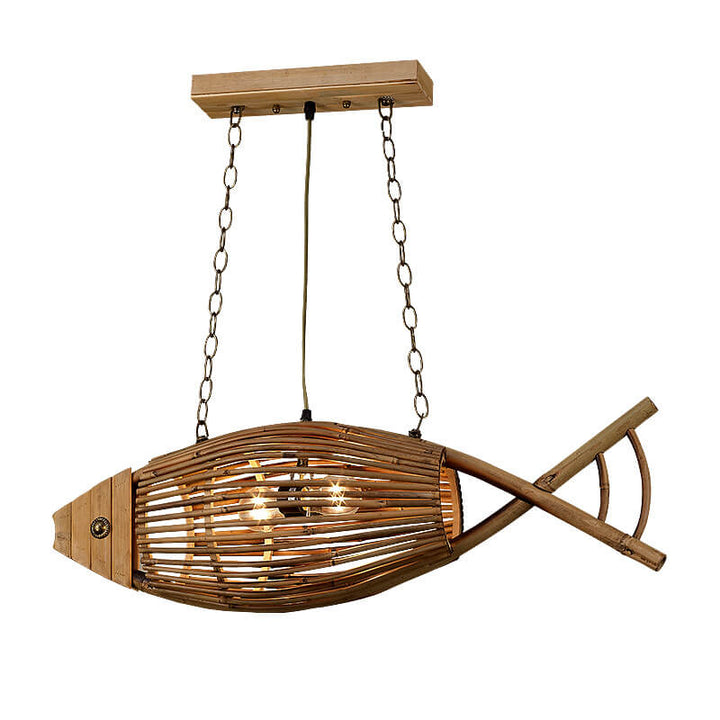 Vintage Bamboo Pendant Light