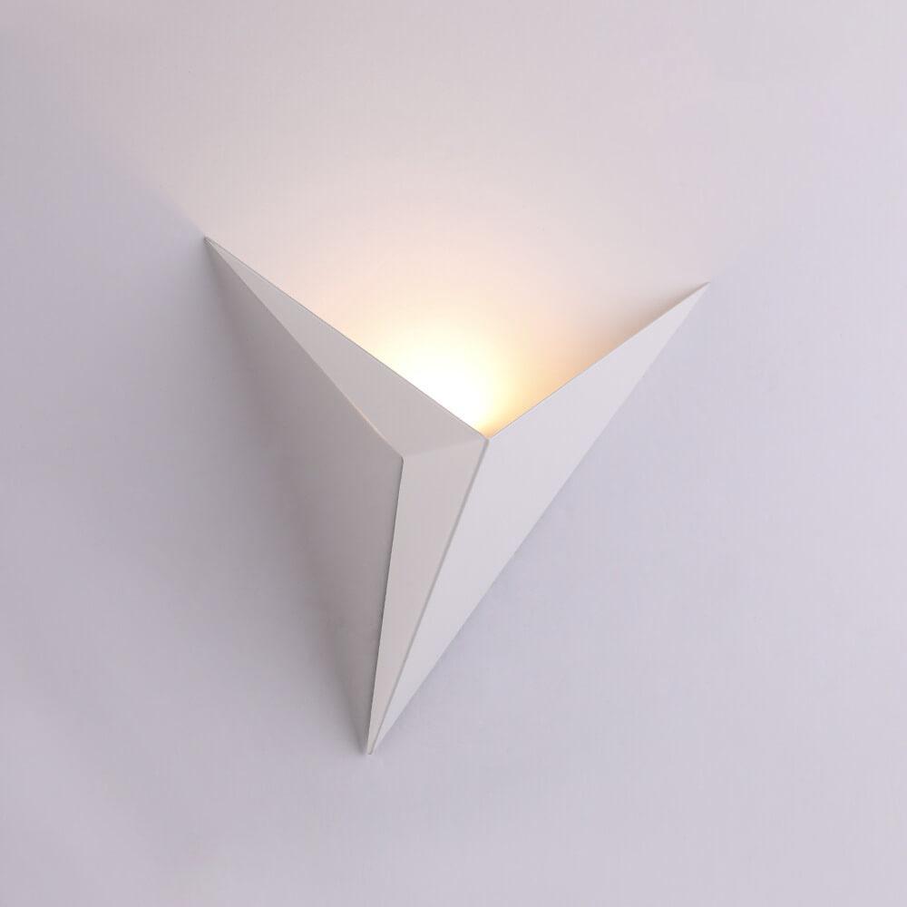 Modern Triangle Metal LED Wall Sconce