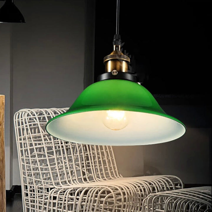 Retro Contemporary Glass Pendant Light