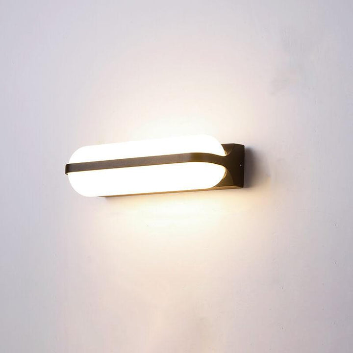 Retro Cylinder 2-Light Waterproof LED Wall Sconce