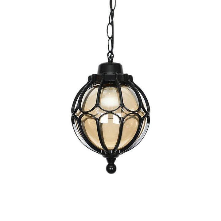 Retro Spherical Waterproof Pendant Light