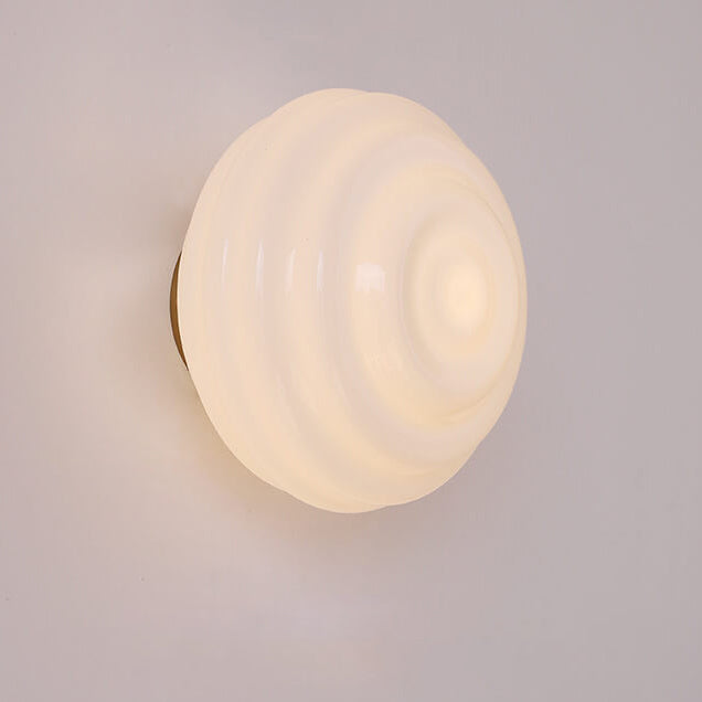 Nordic Round Glass Wall Sconce