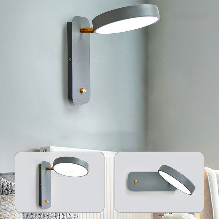 Nordic Round Rotatable LED Reading Wall Light