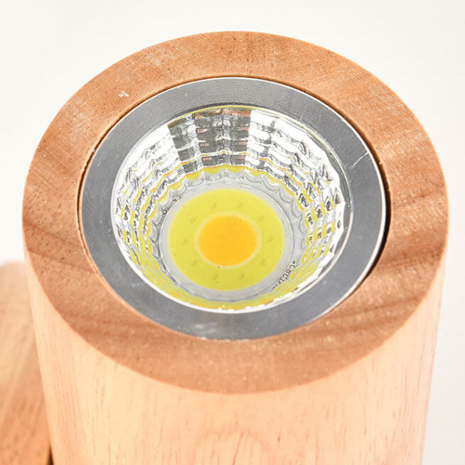 Modern Solid Wood LED Wall Sconce