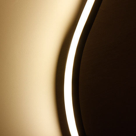 Modern Curved Aluminum LED Wall Sconce