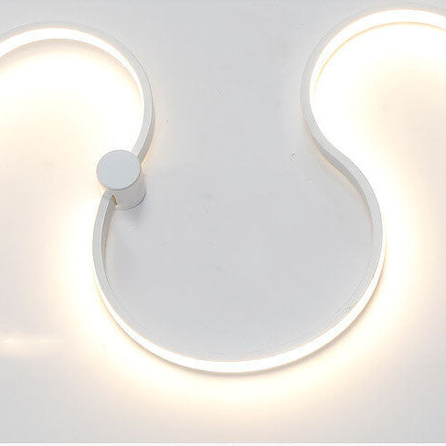 Modern Curved Aluminum LED Wall Sconce