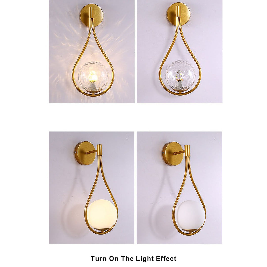 Modern Globe Wall Sconce