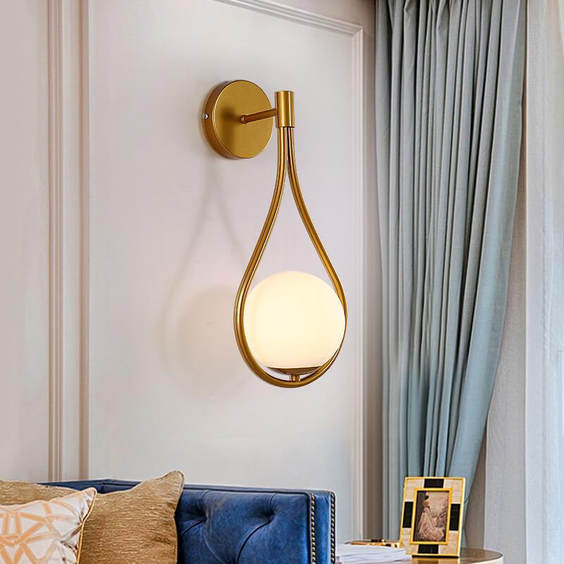 Modern Globe Wall Sconce