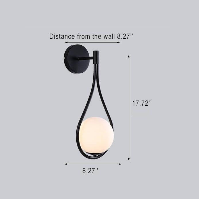 Modern Globe Wall Sconce