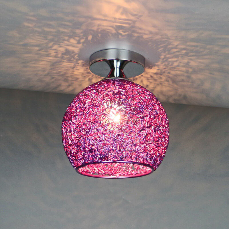Modern Dome Semi-Flush Ceiling Light