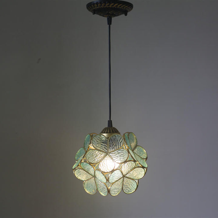 Vintage Glass Pendant Light