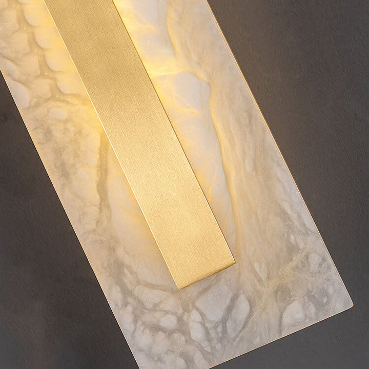 Luxury Square Marble LED Wall Sconce