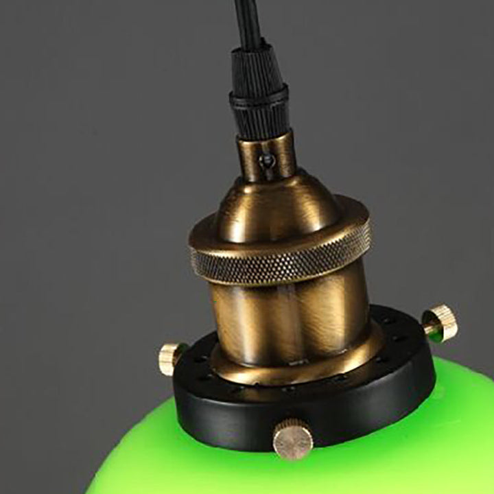 Retro Contemporary Glass Pendant Light