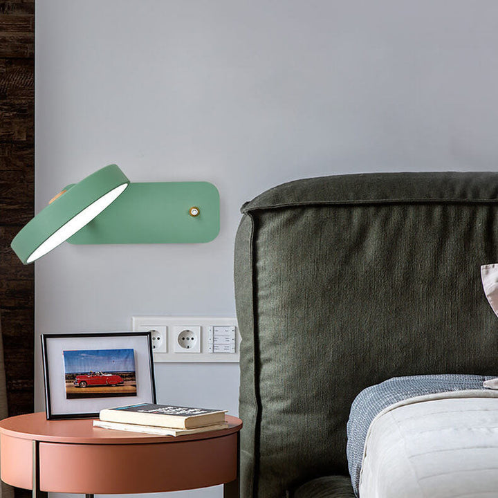 Nordic Round Rotatable LED Reading Wall Light