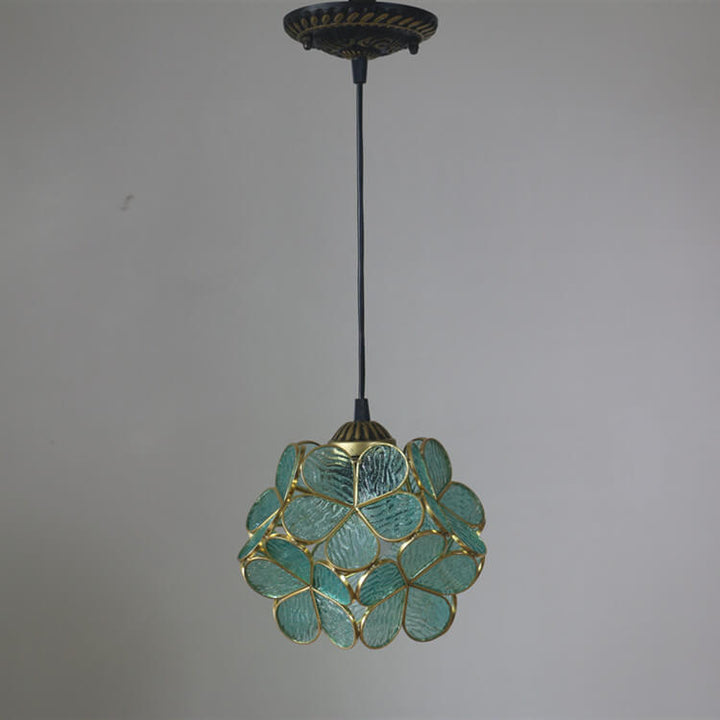 Vintage Glass Pendant Light