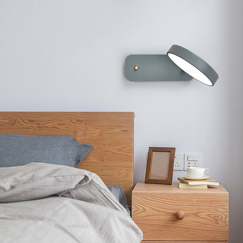Nordic Round Rotatable LED Reading Wall Light
