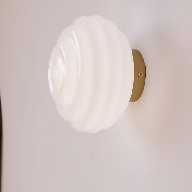 Nordic Round Glass Wall Sconce