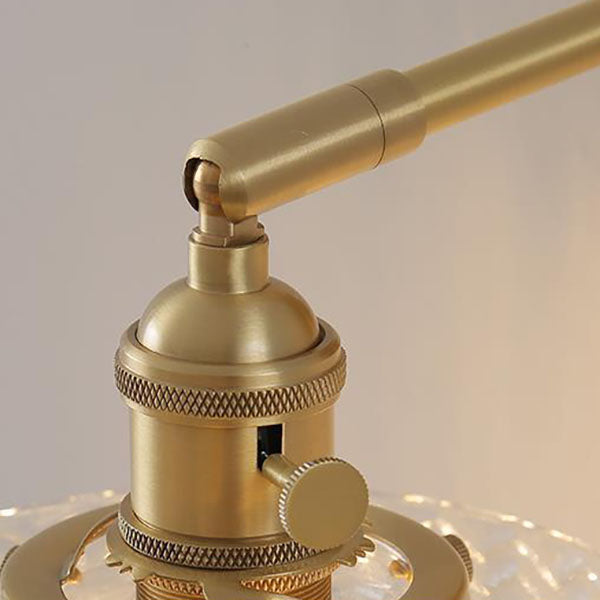 Green Minimalist Cylinder Brass Wall Sconce