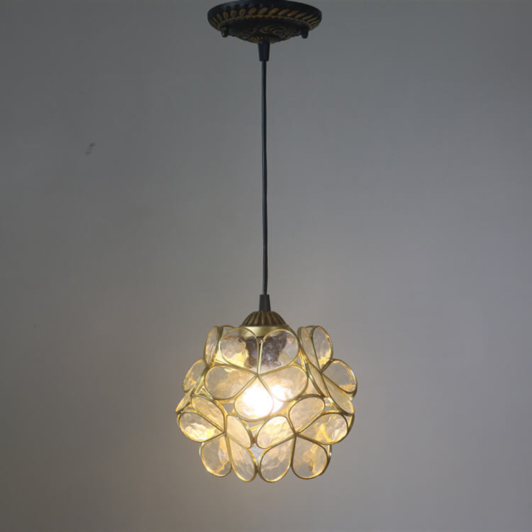 Vintage Glass Pendant Light
