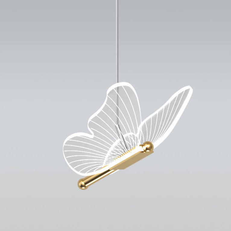 Contemporary Creative Iron Acrylic Butterfly Spotlight Design LED Wall Sconce Lamp for Living Room
