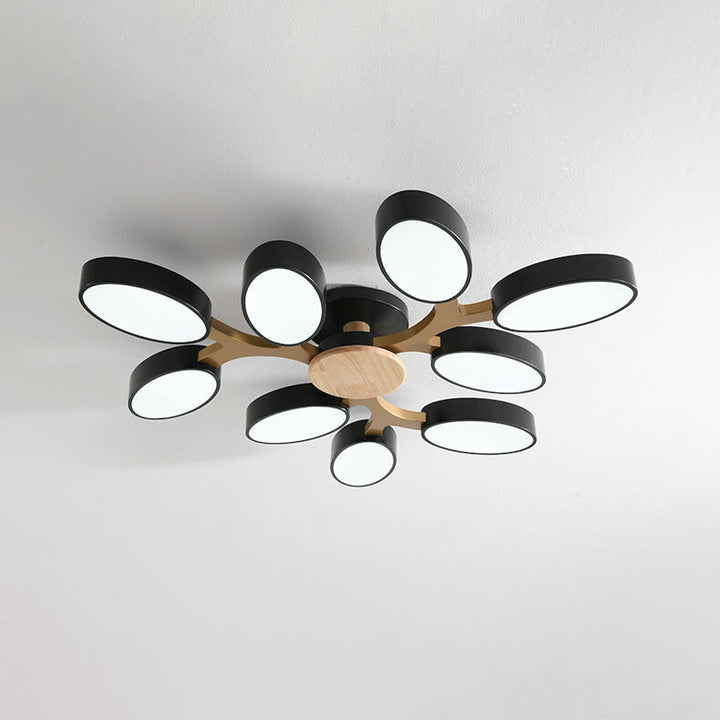 Nordic Branch Wooden LED Flush Mount Ceiling Light