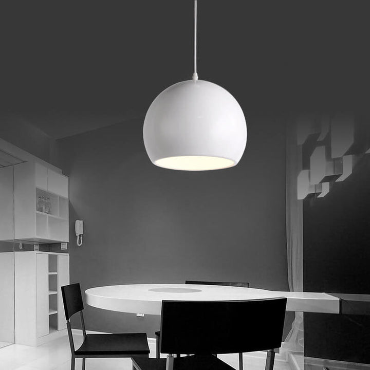 Modern Round Iron Pendant Light