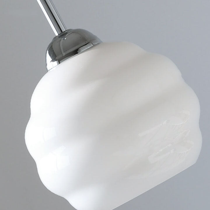 Vintage Round Glass Pendant Light