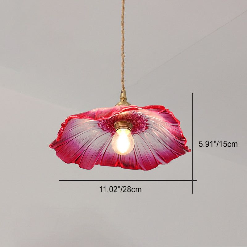 Art Deco Copper Pendant Light