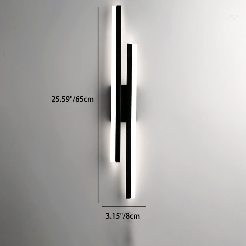Lines Minimalist Acrylic LED Wall Sconce