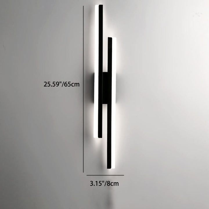 Lines Minimalist Acrylic LED Wall Sconce
