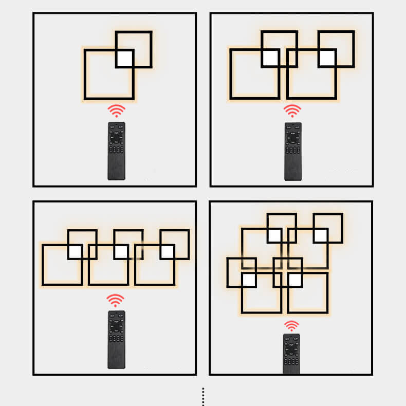 Minimalist Square Iron LED Wall Sconce