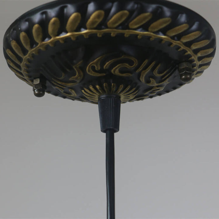 Vintage Glass Pendant Light