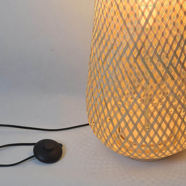 Modern Column Bamboo LED Floor Lamp