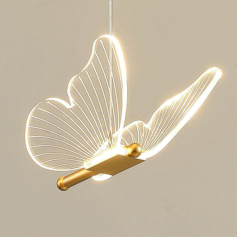 Minimalist Butterfly Acrylic LED Pendant Light