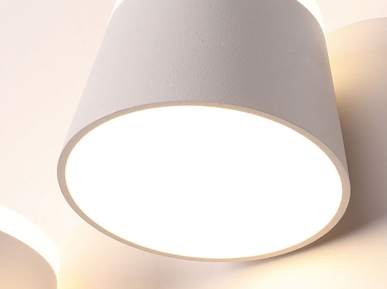 Nordic Cylinder 3-Light Rotatable LED Wall Sconce